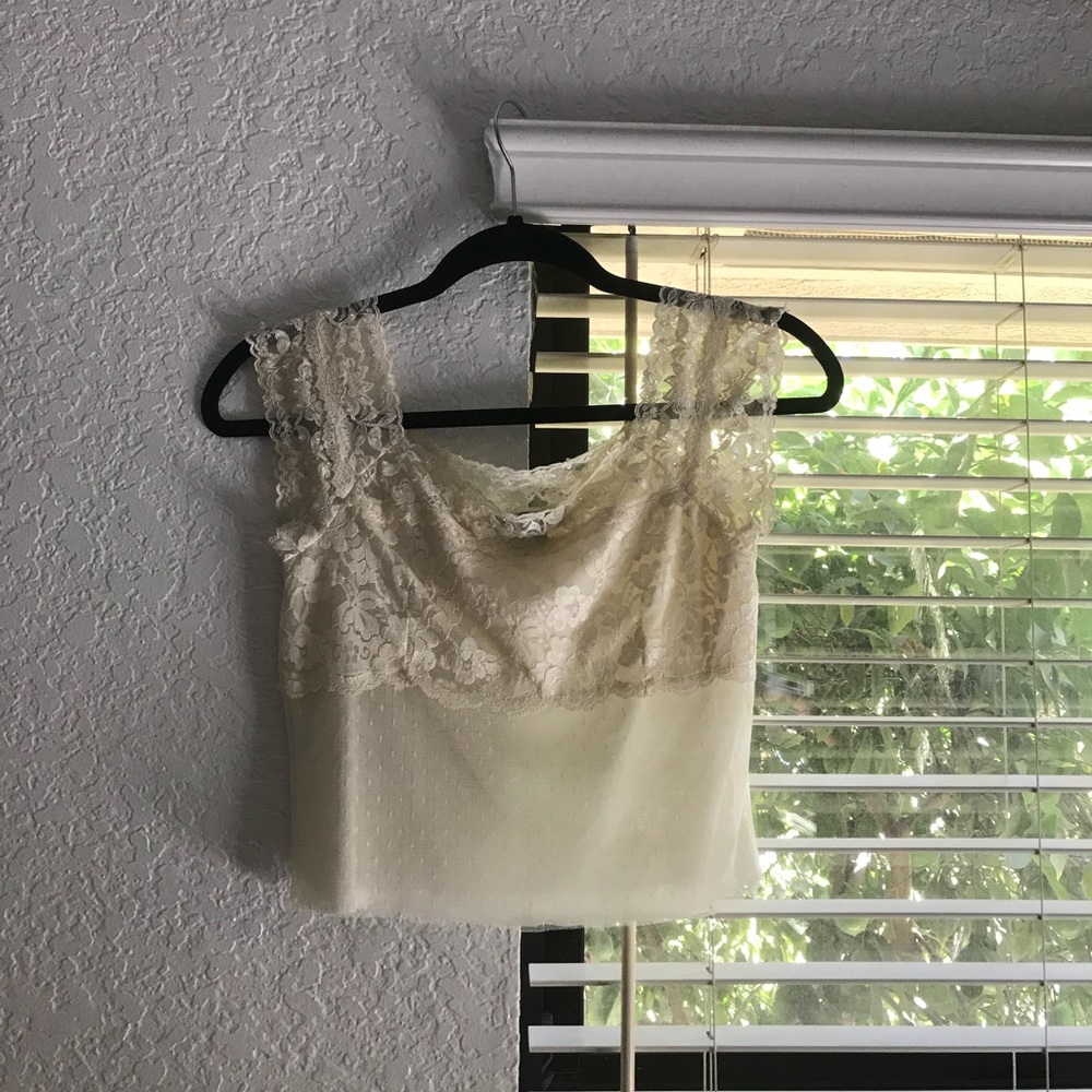 Lace crop top